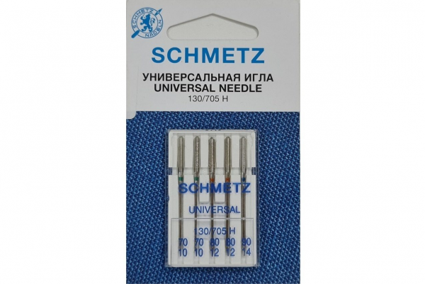 Иглы Schmetz универсальные (70x2, 80x2, 90x1), 5 шт в Кольчугино