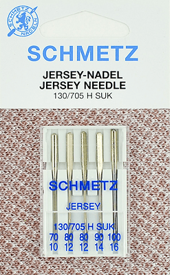Иглы Schmetz джерси 130/705 H SUK (70x1, 80x2, 90x1, 100x1) 5 шт в Кольчугино